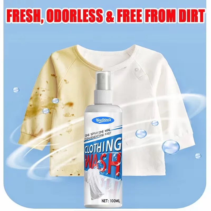 Showlu Smart General laundry stain remover spray bottle with nozzle for treating tough stains on clothing.