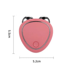 EMS Facial Massager Microcurrent Face Lifting Machine Roller Charging Facial Skin Rejuvenation Beauty Tightening Anti Wrinkle