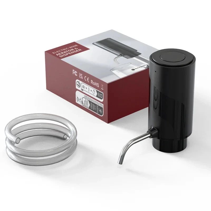 Showlu Smart General electric wine aerator and dispenser with USB automatic pourer, designed for smooth wine pouring and aeration.