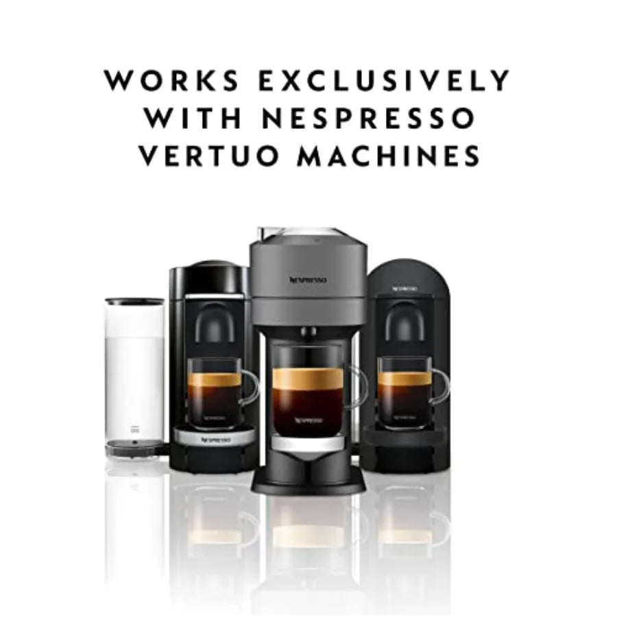 Nespresso Vertuo Double Espresso coffee capsules by Showlu Fashion Store, 30-pack, medium roast, brews 2.7oz espresso coffee pods