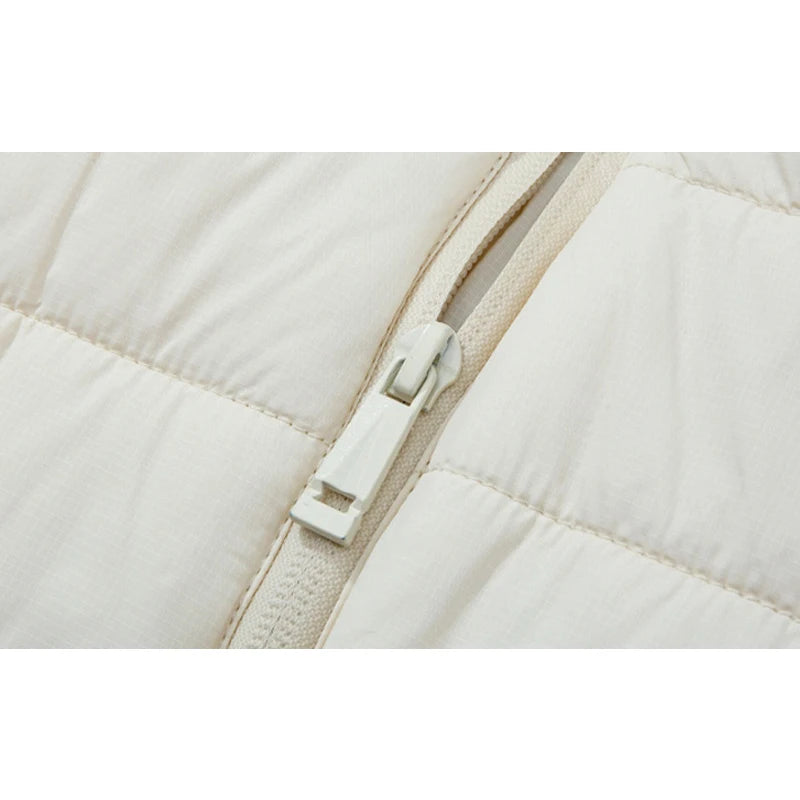 Men's heated winter vest jacket by Showlu Smart General, showing the insulated vest with heating elements and front zipper.