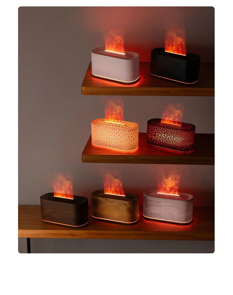 Showlu Smart General HOMEFISH Mini Aroma Humidifier emitting mist with a sleek, compact design for home aromatherapy and humidification.
