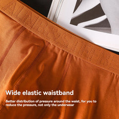 3PCS/Pack 100% Cotton Antibacterial Boxers Hombre Double-layer Breathable Hygroscopic U Pouch Underwear Fashion Men's Panties