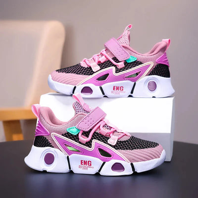 Showlu Kids Mesh Breathable Sports Shoes – Lightweight Summer Sneakers