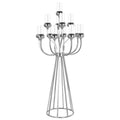 Metal Acrylic Candelabras 120 CM Height 13 Heads Candle Holders Luxury Wedding Table Centerpiece Candlesticks Home Decoration