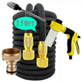 Showlu Smart General 25ft high-pressure washer hose with durable fittings, ideal for outdoor cleaning and power washing tasks.