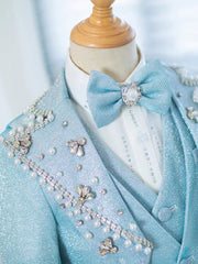 Baby Boy Suit Children's Piano Performance Evening Dress Blazers Sets Boys Suits For Weddings Traje De Niño Para Bautizo A3742 SHOWLU FASHION STORE