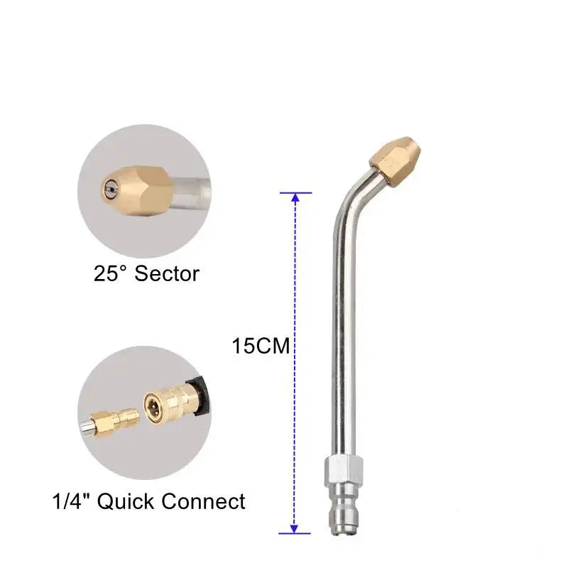 High pressure wash gun extension spray wand for power cleaning, featuring a durable design and adjustable nozzle for versatile use.