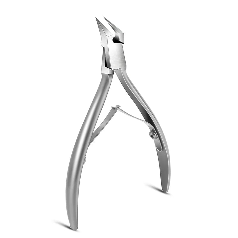 Showlu Fashion Store professional stainless steel toe nail clipper for ingrown and thick toenails, featuring precise trimming design.