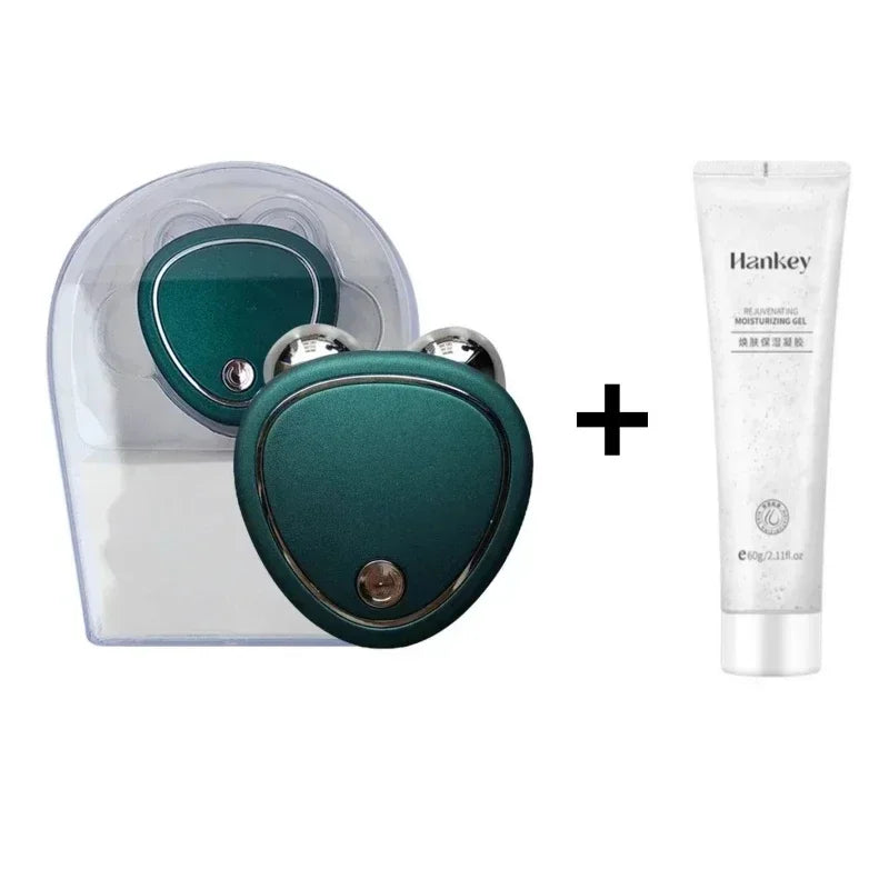 SHOWLU FASHION STORE KEMOKO EMS Microcurrent Facial Massager for face lifting and skin rejuvenation, showcasing the device on a clean background.