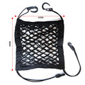 Showlu Smart General pet car window safety net installed in vehicle, preventing pets from falling or jumping out during travel.