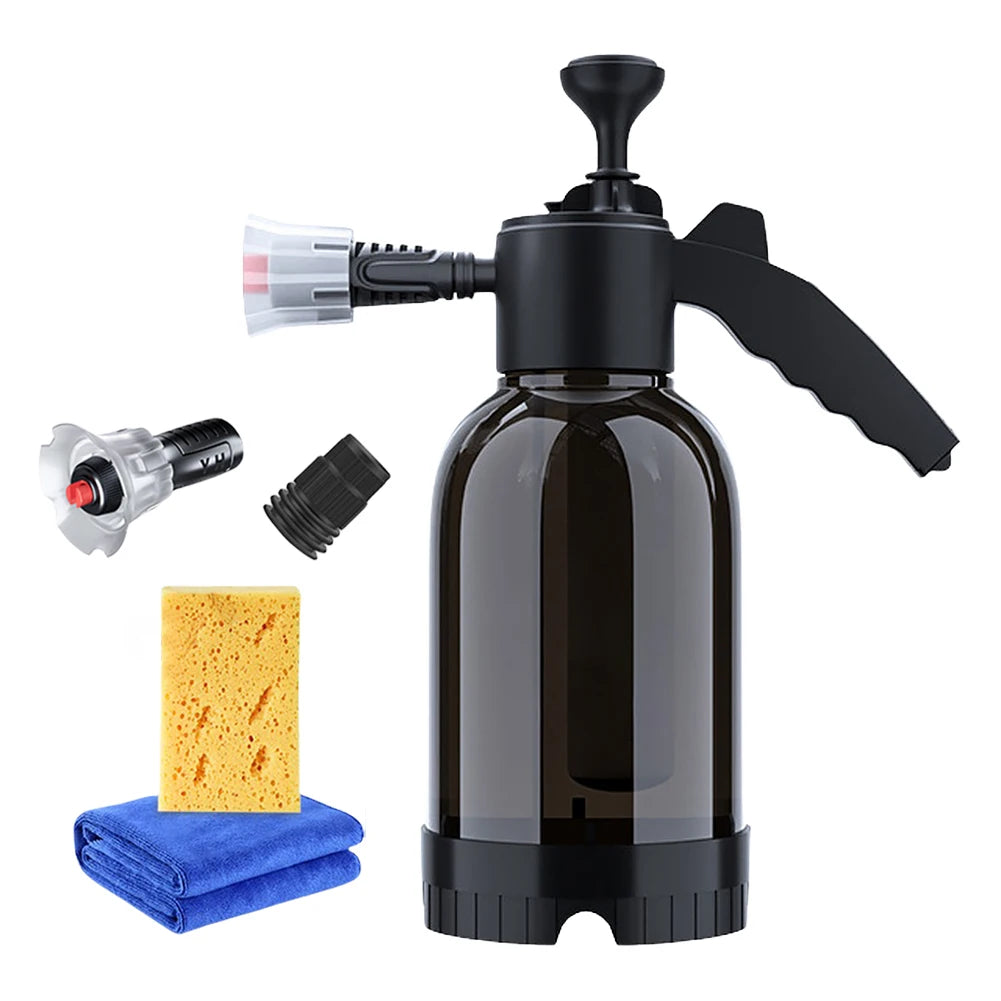 Showlu Smart General pressure washer foam bottle with a white plastic container and nozzle for cleaning and foam application.
