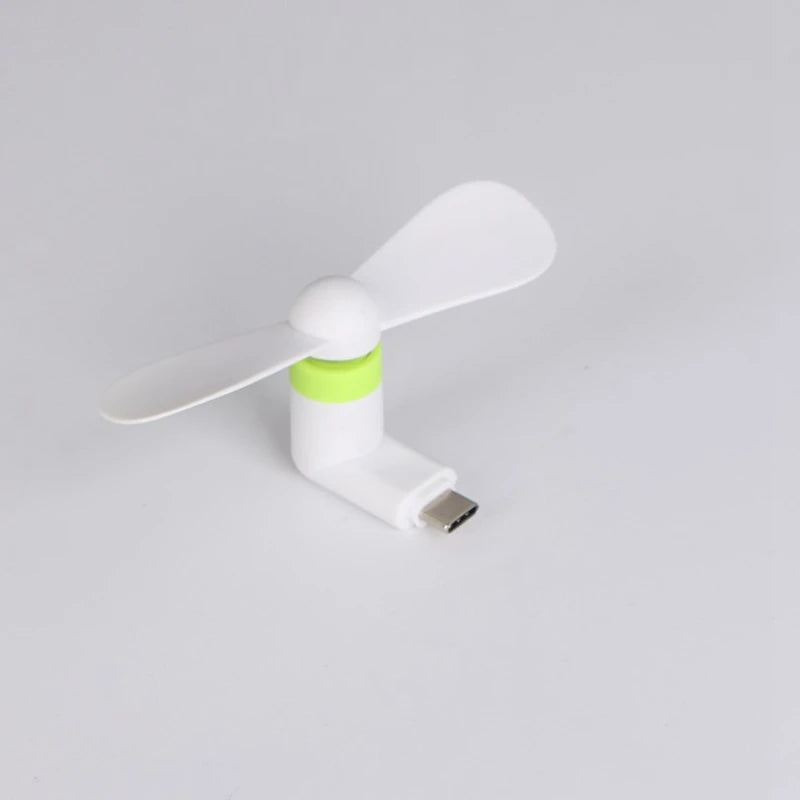 Showlu Smart General USB mini fan with compact design and adjustable blades, ideal for personal cooling on the go.
