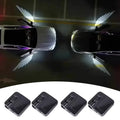Showlu Smart General car door logo projector displaying illuminated logo on ground when door is open.