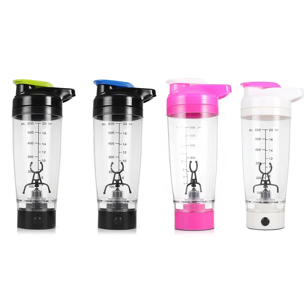 600ml Electric Self-Stirring Protein Shaker Bottle