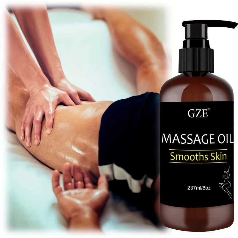 GZE Collagen and stem cell body massage oil by Showlu Fashion Store, skin tightening and firming treatment in a sleek bottle.