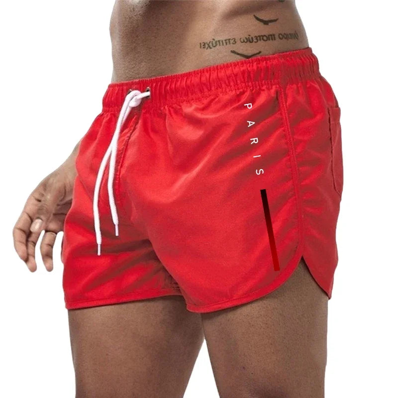 Men's board shorts by Showlu Fashion for summer, casual wear, beach, sports, running, surfing, and gym activities.
