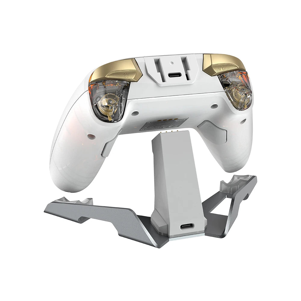 Showlu Smart General GameSir RGB controller charging dock stand with sleek design and illuminated LED accents.