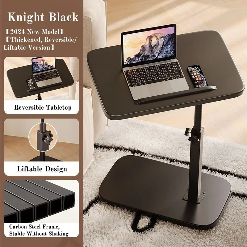 Portable adjustable folding side table and laptop desk by Showlu Fashion, ideal for home, office, bed, or sofa use.
