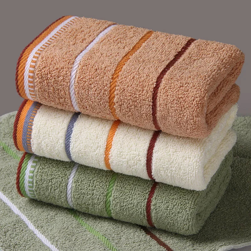 100% Cotton Bathroom Hand Towel Thickened Face Hair Towels Bathroom Adults Hotel Travel LoverIncreases Water Absorption SHOWLU FASHION STORE