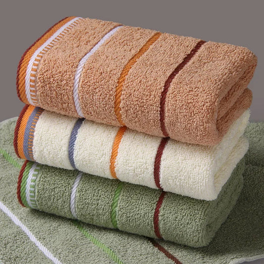 100% Cotton Bathroom Hand Towel Thickened Face Hair Towels Bathroom Adults Hotel Travel LoverIncreases Water Absorption SHOWLU FASHION STORE