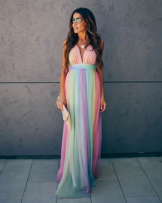 Sexy deep V-neck tulle maternity dress with lace hollow details, long sleeves, feather accents, ideal for photo shoots and special occasions.