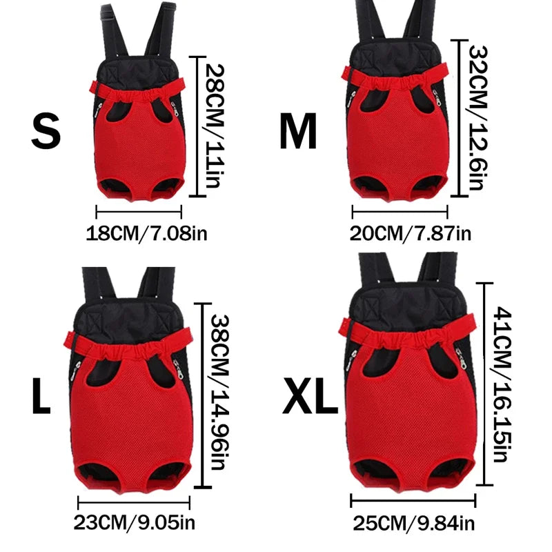 Showlu adjustable mesh pet carrier backpack with breathable design for cats and small dogs, featuring a comfortable carrying style.