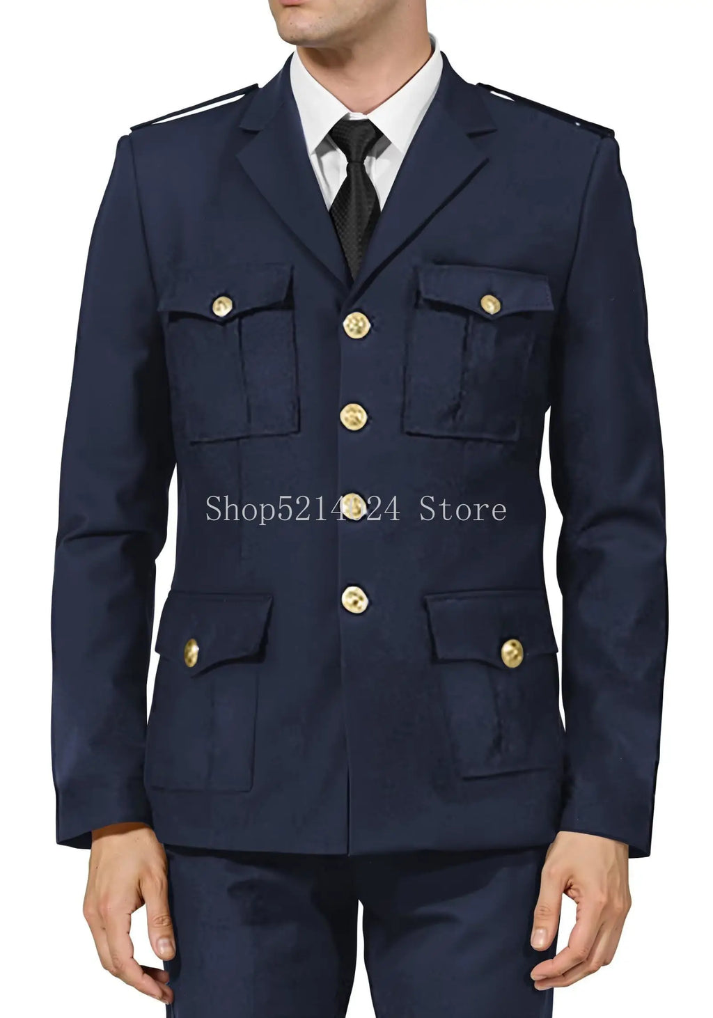 2 Piece Suits for Mens Suit  Costume for Men Navy Outfit Nautical Style Uniform