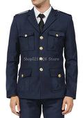 2 Piece Suits for Mens Suit  Costume for Men Navy Outfit Nautical Style Uniform