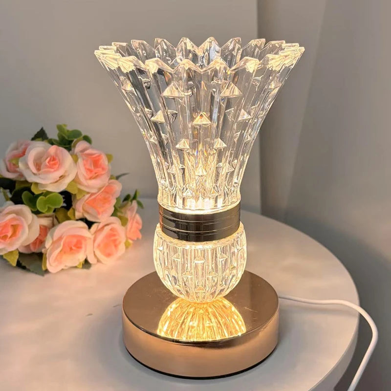 Color changing LED vase by Showlu Smart General with vibrant, adjustable lighting and modern design for decorative use.