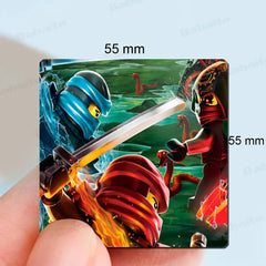 Cartoon N-NinjagoS Refrigerator Magnets Personalized Photo Fridge Magnets For Kitchen Whiteboard Home Decoration Office Gift