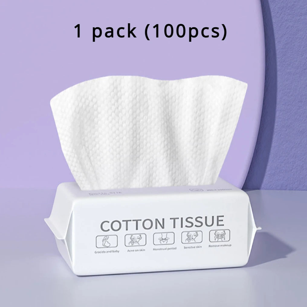 Soft Cotton Towel Disposable Face Towel Towels Bathroom Accessories Dry Rags for Washing and Drying Face Towels 50/100Pcs Home SHOWLU FASHION STORE