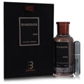 Bharara King Eau de Parfum for Men in 3.4 oz floral spray, featuring elegant packaging and a sophisticated fragrance.