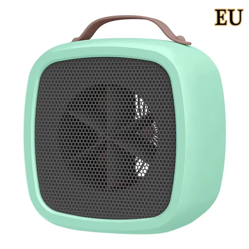 Showlu Smart General Mini 500W portable fan heater with adjustable thermostat and compact design for efficient space heating.
