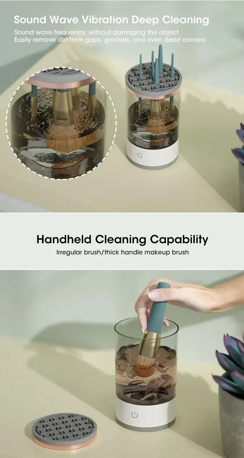 Showlu Smart General makeup brush dryer machine with a sleek, compact design for quick, efficient brush drying.