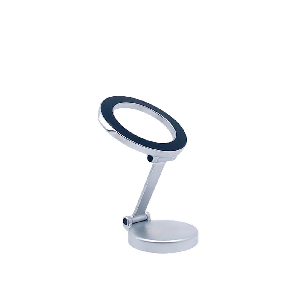 SHOWLU MagSafe car phone holder with 1080° rotation for iPhone 14 and 13, mounted on a dashboard for secure hands-free use.