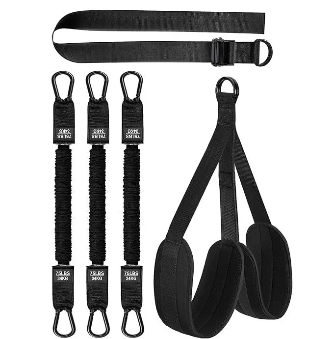 Showlu Pull Up Assistance Bands Set for strength training and workout support, featuring durable resistance straps.
