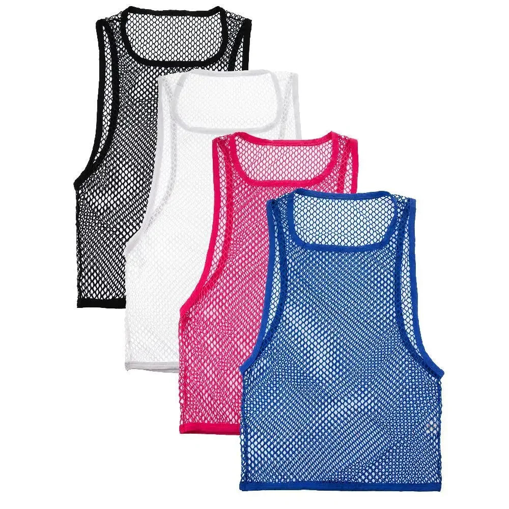 Men's bodybuilding gym tank top by Showlu Fashion featuring sleeveless mesh design for fitness and workout activities.