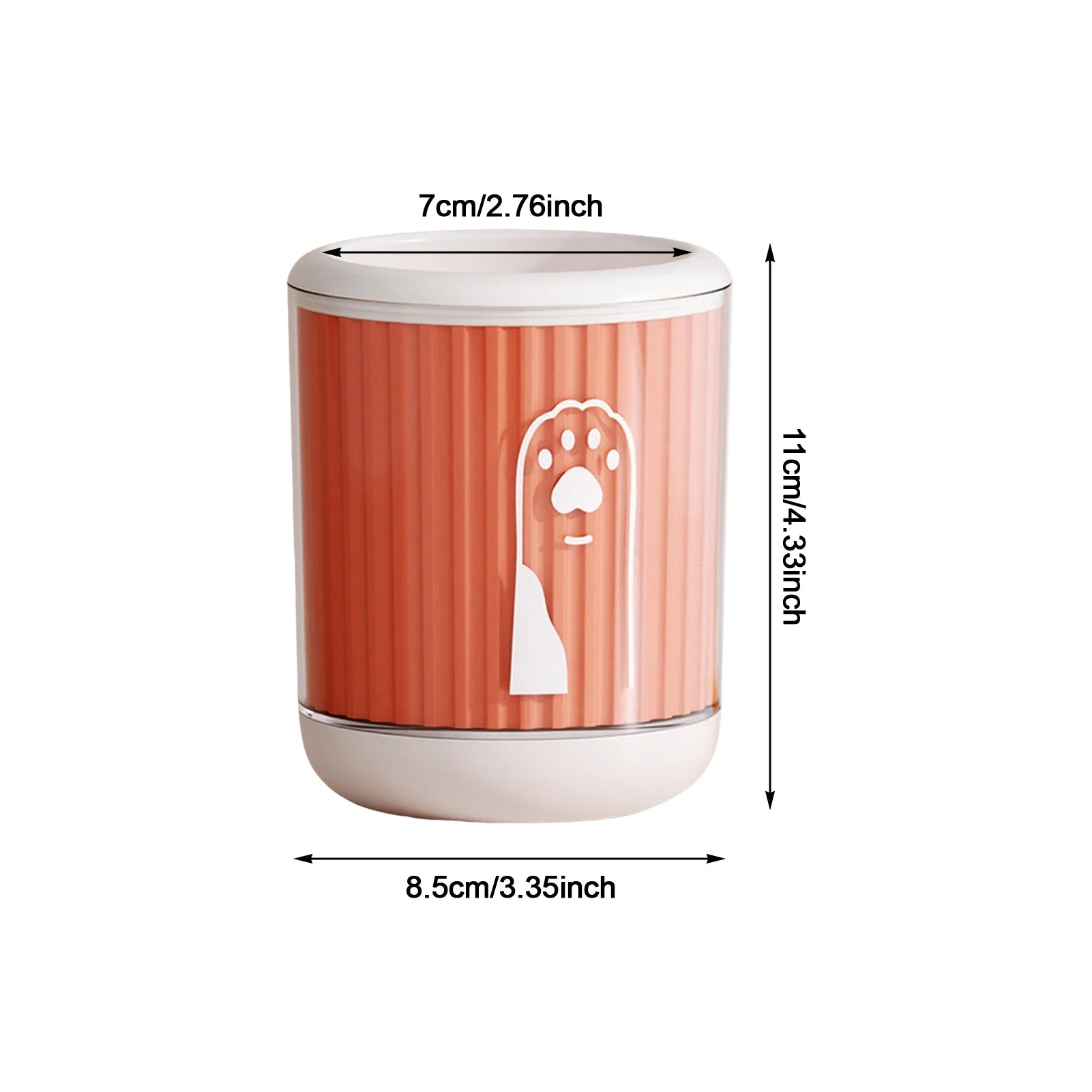 Showlu Smart General Pet Paw Cleaner Cup with soft silicone bristles for easy paw cleaning in a compact design