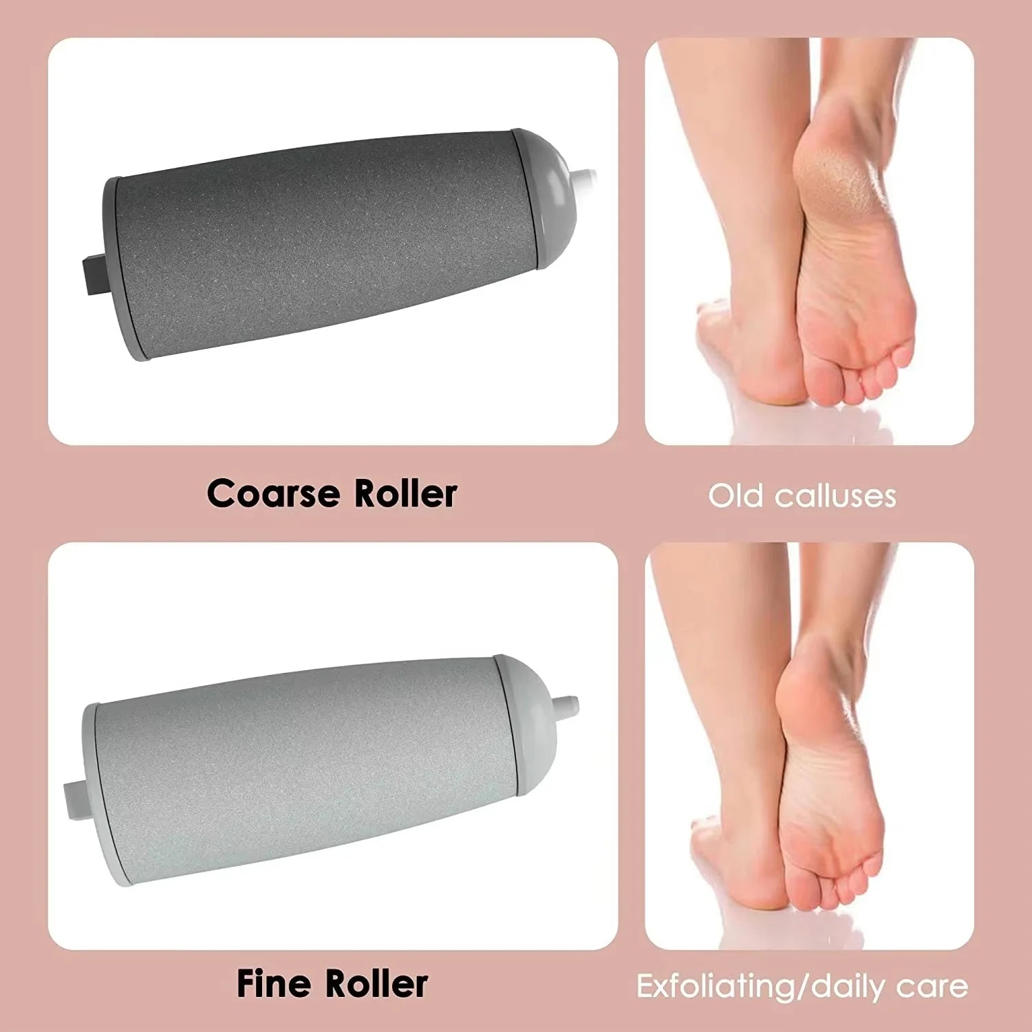 Showlu Smart rechargeable electric foot callus remover tool with grinding head and ergonomic handle for smooth foot skin exfoliation.
