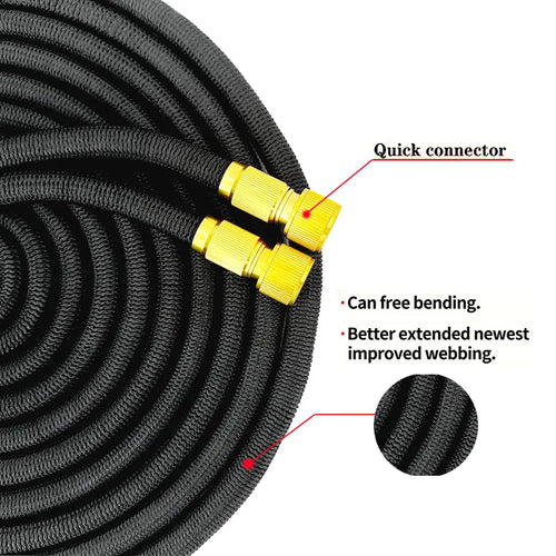 25ft high-pressure washer hose by Showlu Smart General, flexible and durable for outdoor cleaning tasks