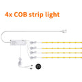 YEMEKE 12V COB LED strip with door sensor by Showlu Smart General, showcasing flexible LED strip and sensor attached for automatic lighting