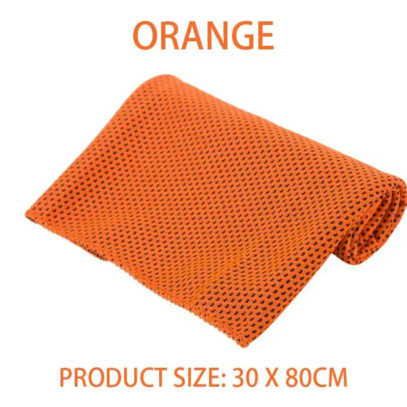 Lightweight microfiber sports towel from Stone's Store, quick-drying, super absorbent, ultra soft for gym, swimming, yoga, beach, and camping.