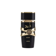 Lattafa Perfumes Black Edition Asad For Unisex Eau De Perfume Spray, 3.4 Ounce Long-Lasting Floral Scent Best Gift