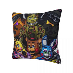 Five N Ights At Freddy's FNAF Square Pillowcase Pillow Cover Cushion Zip Decorative Comfort Throw Pillow For Home Sofa