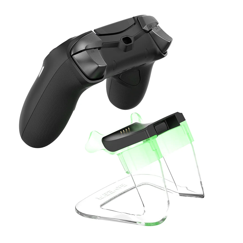 Showlu Smart General GameSir RGB controller charging dock stand with LED lighting and secure placement for gaming controllers.