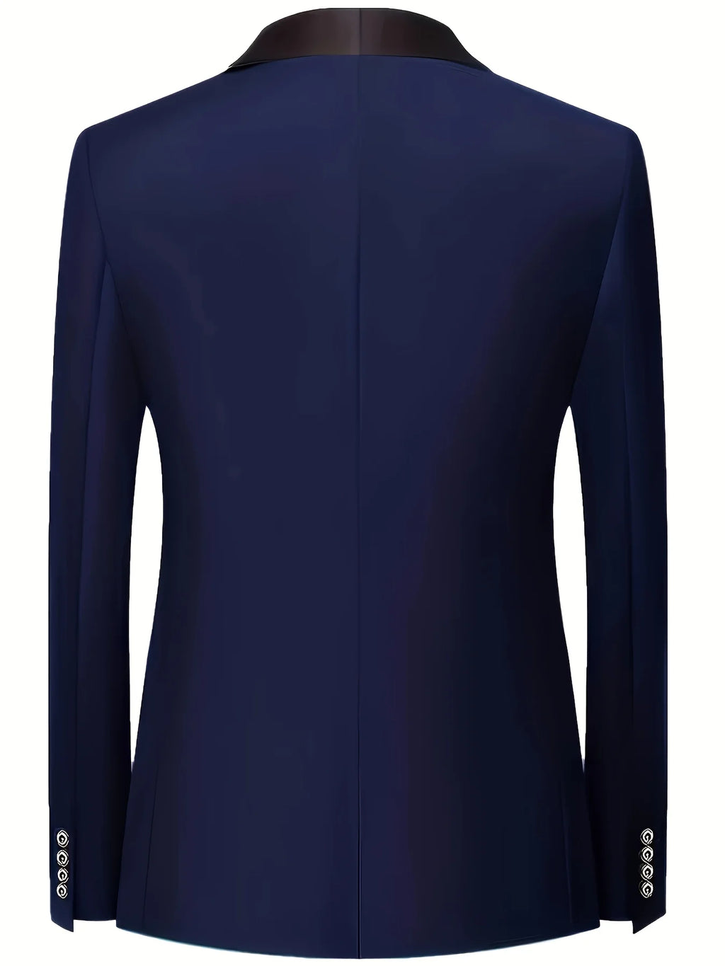 Men's 3-piece suit set from Showlu Fashion, including jacket, vest, and pants, stylish formal wear for weddings and parties.