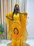 African Dresses for Women Traditional Africa Clothing Dashiki Ankara Outfits Gown Abayas Robe Muslim Kaftan Maxi Long Dress 2024