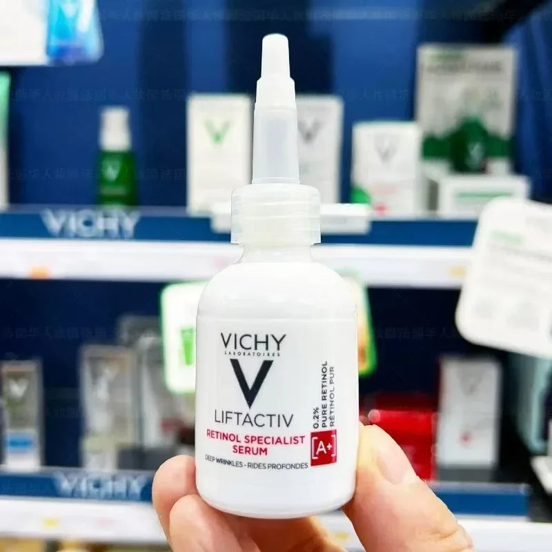 Showlu Fashion Store Vz Retinol Firming Anti-Wrinkle Serum in 30ml bottle, highlighting smooth skin and brightening effects