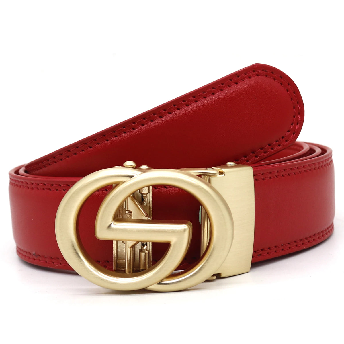 NEW Man Automatic Buckle Belt Casual Styish genuine Leather